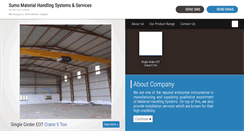 Desktop Screenshot of eotcranesindia.com